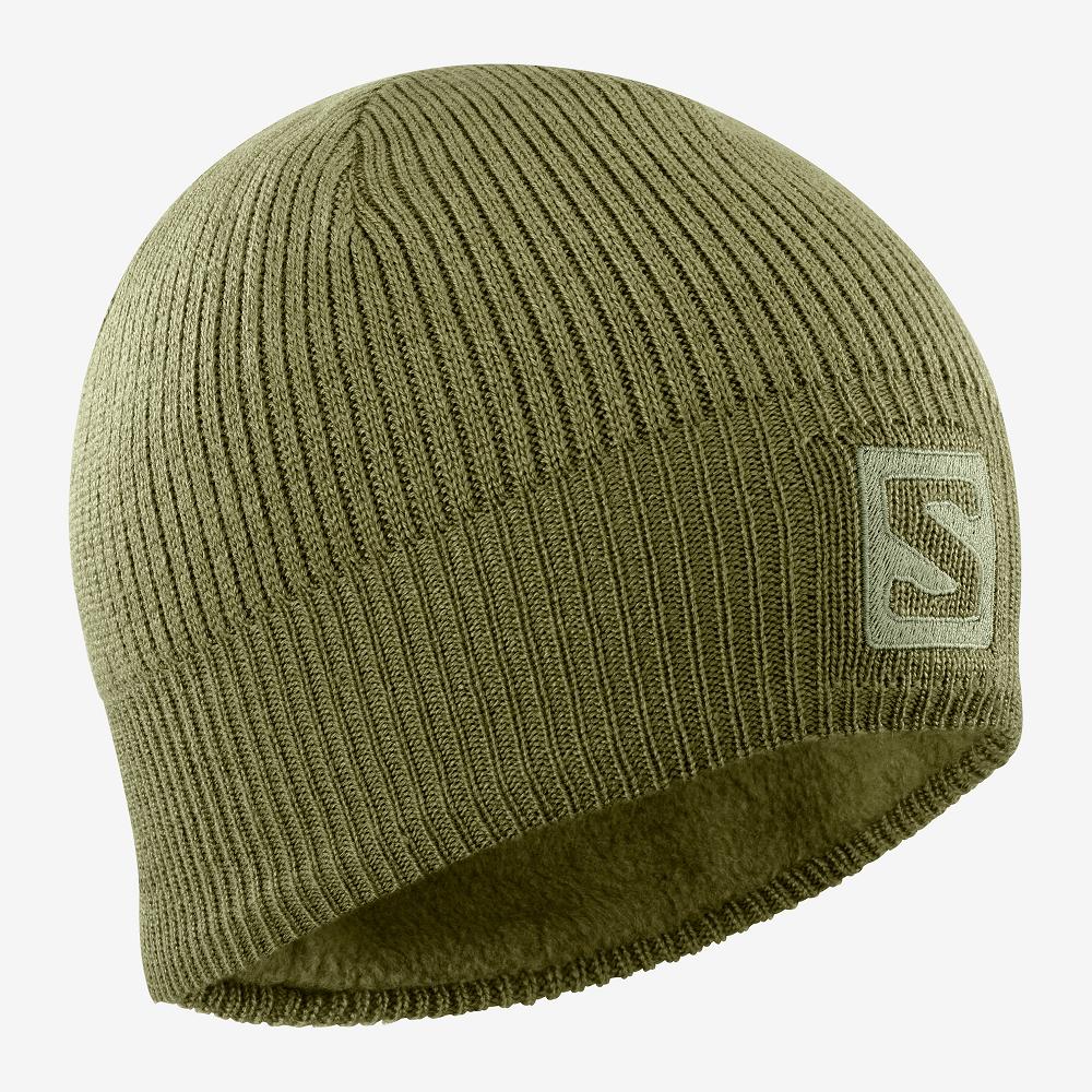 Salomon Israel LOGO - Mens Hats - Green (BMEV-89520)